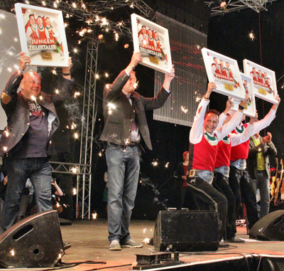 Juzi Open Air 2014 - Die jungen Zillertaler im Feuerwerk der guten Laune